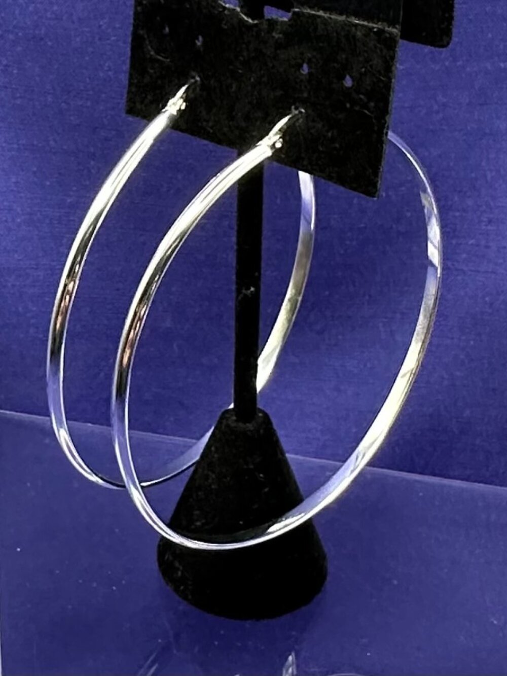 Sterling Silver Super Large Hoop Earrings